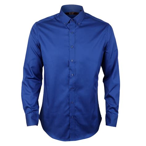 royal blue gucci long sleeve button up